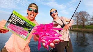 Fishing Hot Pink Worms with Jon B