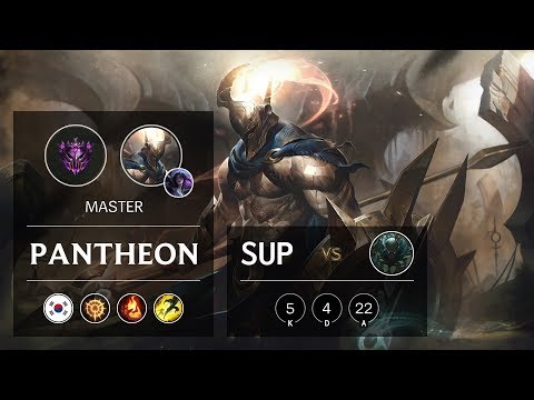 Pantheon Support vs Pyke - KR Master Patch 9.21