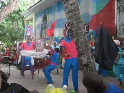 Thumbnail for Haitians Living in Cuba celebrating their culture at Festival del Fuego 2012 in Santiago