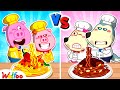 Rich Vs Poor Noodle Challenge Teamwork Rules Of Conduct For Kids Wolfoo New Episodes 2025