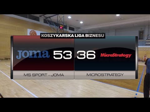 MS Sport JOMA vs Microstrategy - IV kolejka - III Liga Warszawa - Koszykarska Liga Biznesu