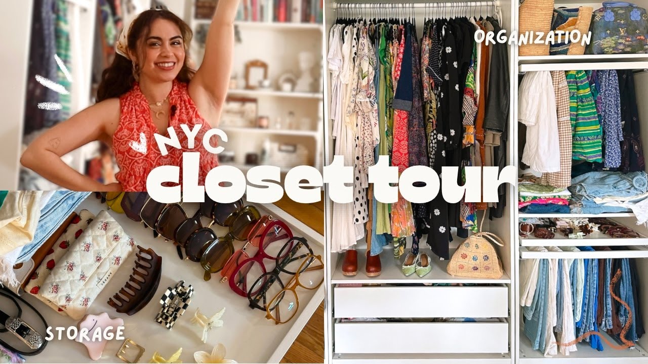 NYC APARTMENT CLOSET TOUR // *WARDROBE OF MY PINTEREST DREAMS!!* ✨