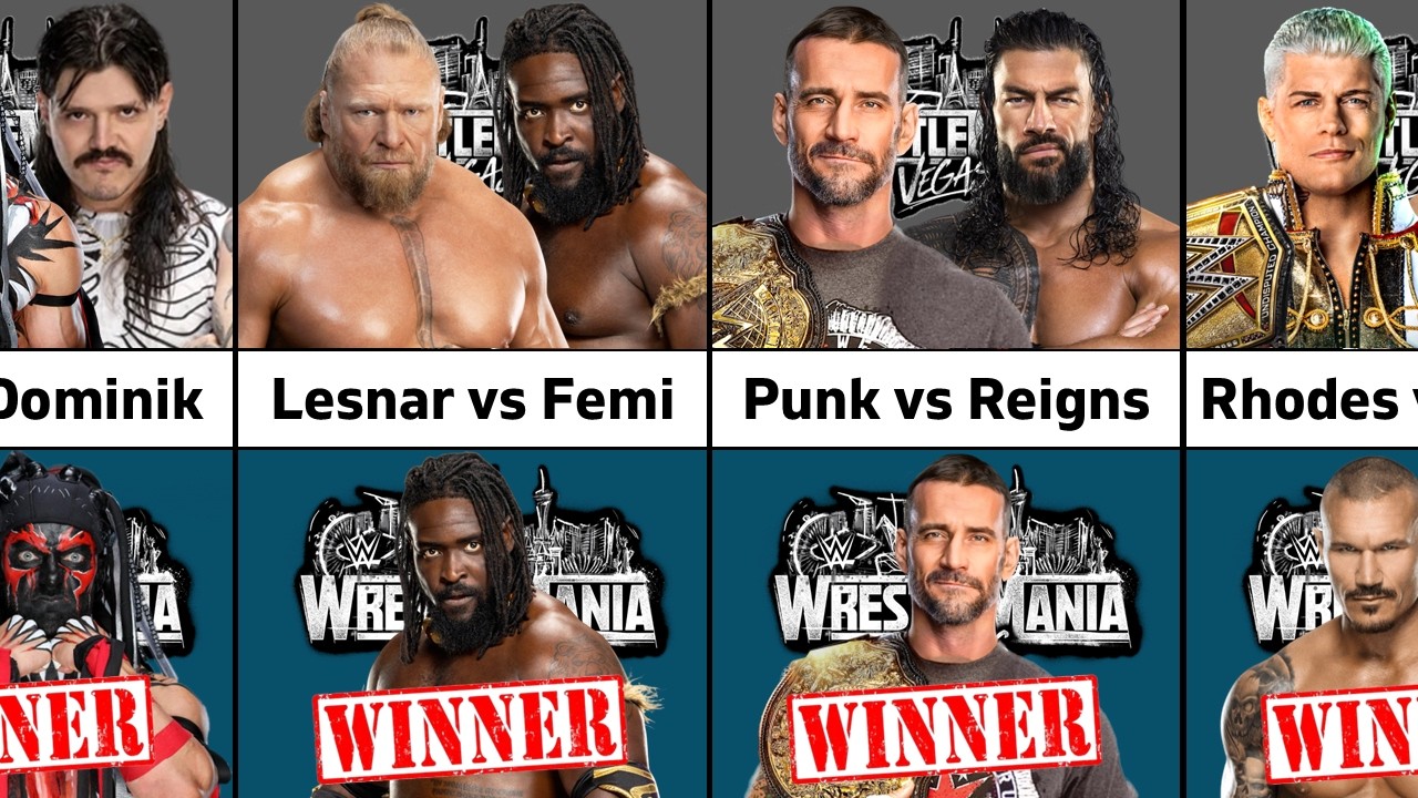 WWE WrestleMania 42 FULL Match Card & Winner Predictions (2026)