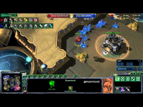 HoTS EG Demuslim v Quantic Hyun TvZ Starstation Starcraft 2 Pughy