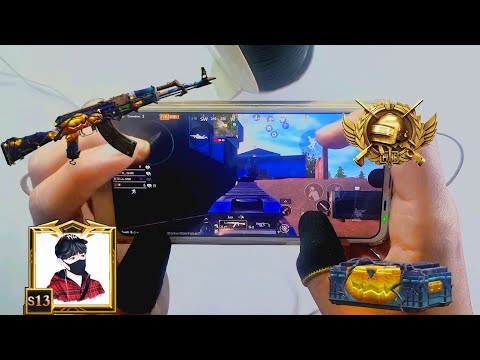 5Finger fastest player [HANDCAM] Sharpe aquos R2 pubg mobile gameplay