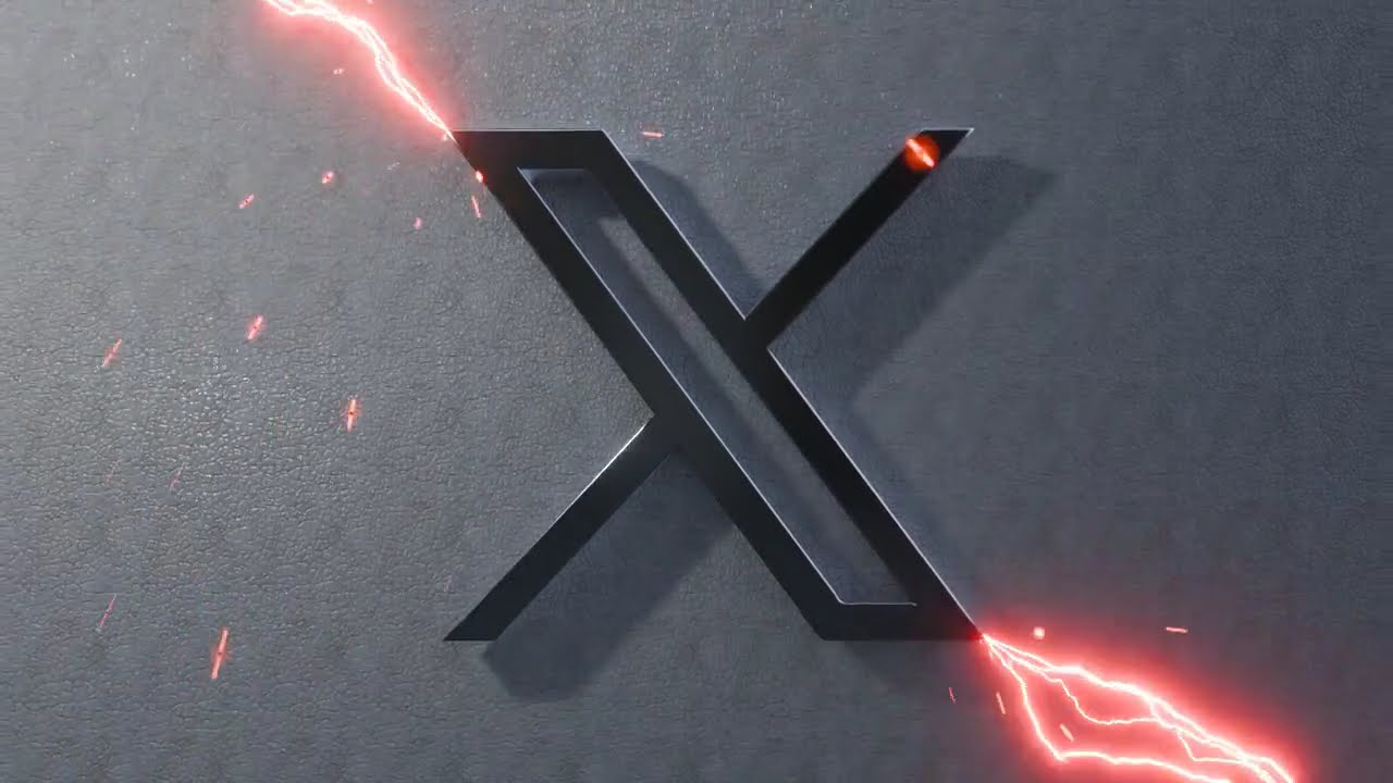 X/Twitter 3D Logo Animation - Blender