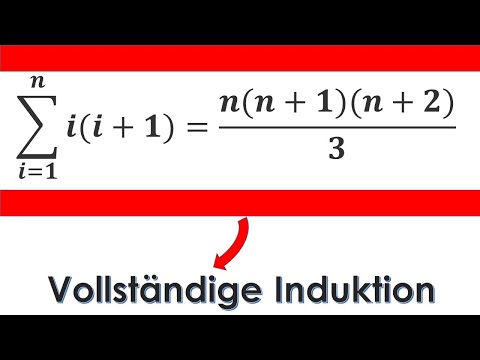 Vollständige Induktion - Schritt für Schritt Beweis [Mathe im Studium]