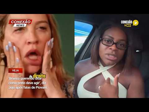 Vídeo: ‘Branco querendo ditar como preto deve agir’, diz Jojo após falas de Piovani.