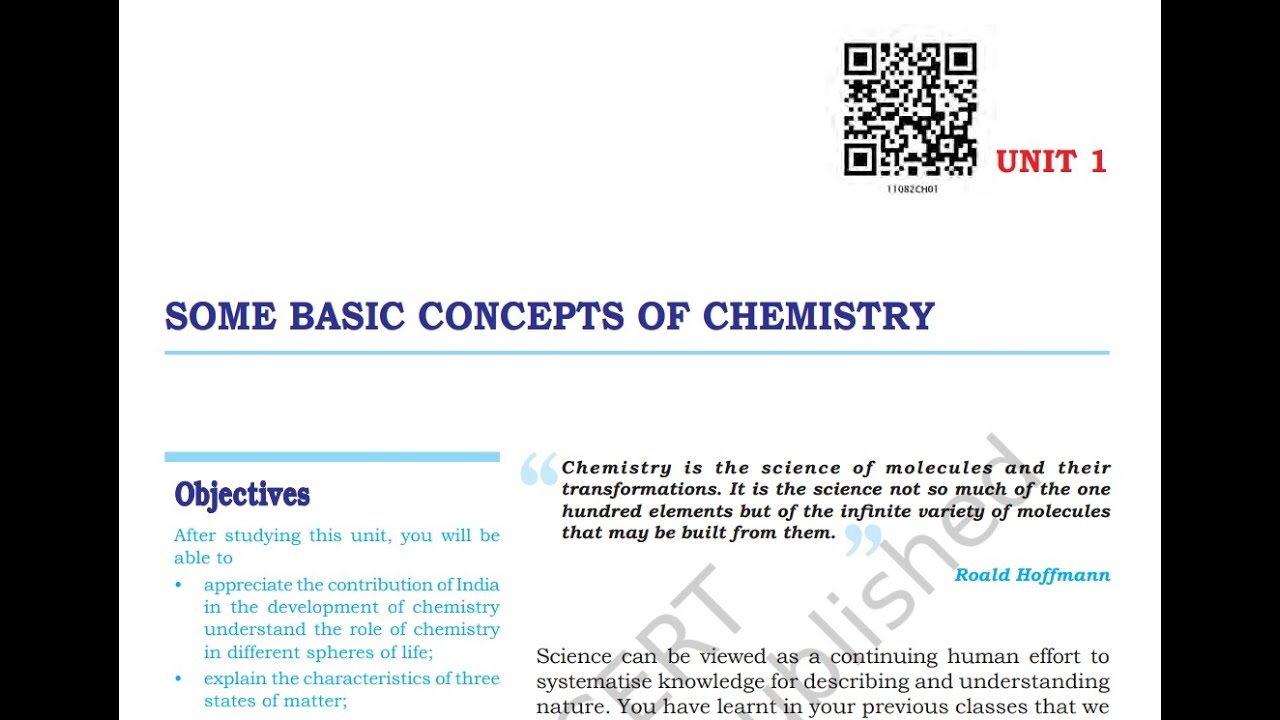 International System Of Units|Chapter 1 Some Basic Concepts Of Chemistry|Class 11 NCERT Chemistry