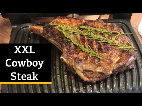 XXL Cowboy Steak im Tefal OptiGrill