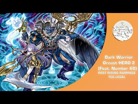 Dark Warrior Orcust HERO 2 (feat Number 60) Post RISING RAMPAGE [TCG]