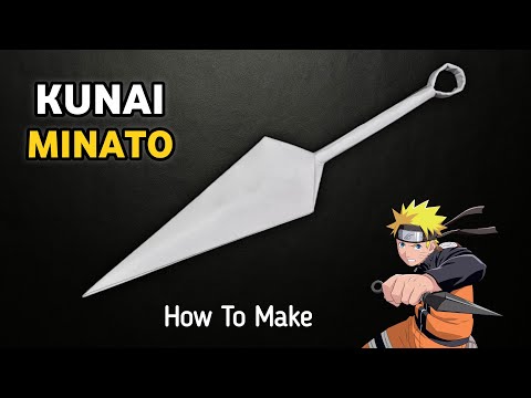How To Make A Paper Kunai | Ninja Origami | How To Make Minato Kunai With Paper 🥷🏻🔥