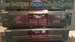 Video thumbnail for Sony TC-WE435 Stereo Cassette Deck Review (Video Request From Raymond Williams) by matmroy