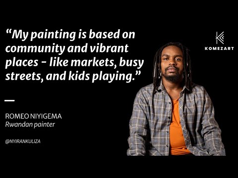 Meet Romeo - Rwandan Artist and Participant in SprintArt Rwanda