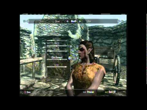 Skyrim: Female Dark Elf walkthrough part 2 "Thank you Dragon"