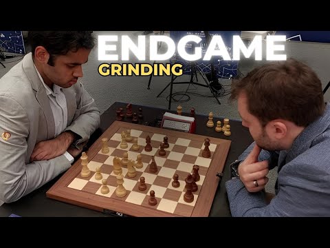 Arjun Erigaisi grinds a complicated endgame against Vladimir Fedoseev| World Rapid 2023