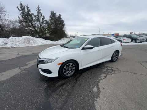 2018 White Orchid Pearl Honda Civic EX Sedan for Sale in