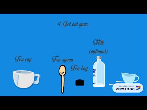 How to make a cup of tea (animated)