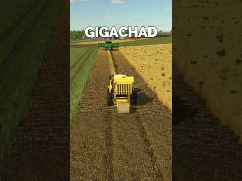 Noob vs. GigaChad Baling #farmingsimulator25 #fs25
