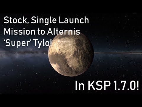 Stock, Single Launch Mission to Alternis Kerbol's Super Tylo and back!