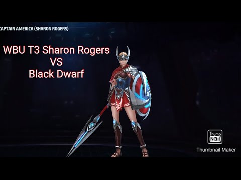 Sharon Rogers vs Black Dwarf One Shot Kill Marvel Future Fight