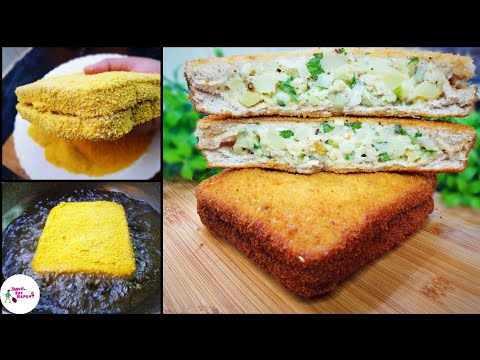 Korean Street Food Style Potato Salad Toast | Famous Korean Street Food Recipe | Korean Toast |