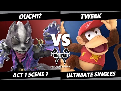 Reaper Invitational - ouch!? (Wolf) Vs. Tweek (Diddy Kong) Smash Ultimate - SSBU
