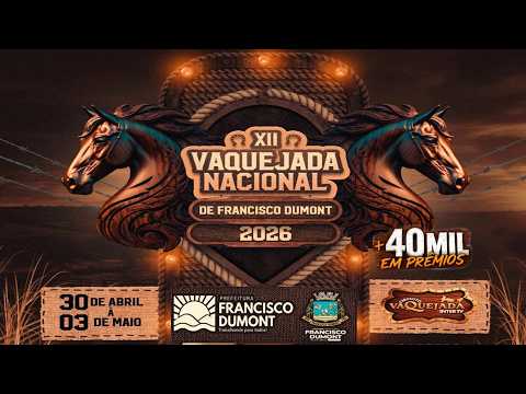 XII VAQUEJADA NACIONAL DE FRANCISCO DUMONT MG