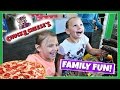 FAMILY FUN PLAYING AT CHUCK E CHEESE
