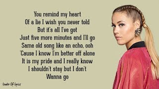 Alan Walker &amp; Julie Bergan - I DON&#39;T WANNA GO (Lyrics)