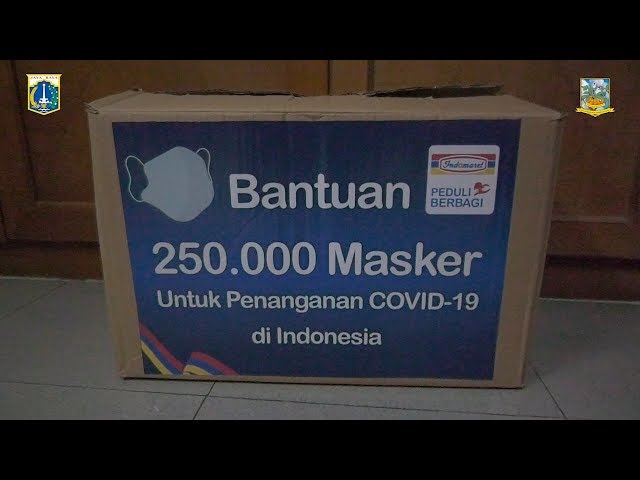 Wujudkan Colaborasi Penanganan Covid -19 Walikota Menerima Sumbangan Masker