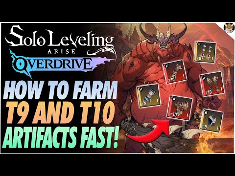 How to Farm all the Tier 9 & 10 Artifacts in Solo Leveling Arise OVERDRIVE! ~WORKSHOP AND RED GATES~