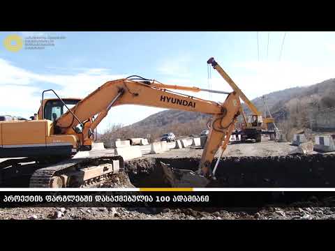 დაბა ჟინვალში 6კმ-იანი მონაკვეთის რეაბილიტაცია მიმდინარეობს