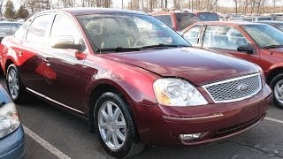 2007 Ford Five Hundred AWD Limited Start Up and Tour