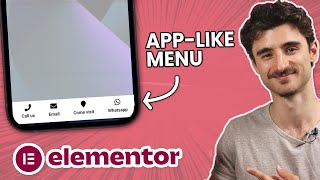 Create a Mobile App-Like Footer Menu with Elementor (incl. FREE Template)
