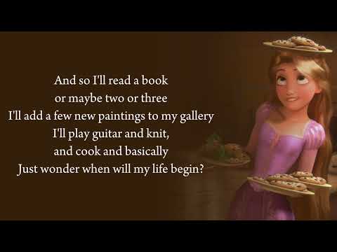 Mandy Moore - When Will My Life Begin - Lyrics (from "Tangled" soundtrack)