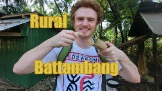 Rural Cambodia Tour in Battambang (Eating Crickets & Sticky Bamboo Coconut Rice)