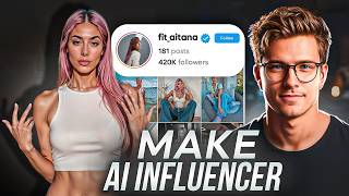 I Made AI Influencer like Aitana Lopez (AI Instagram Model)