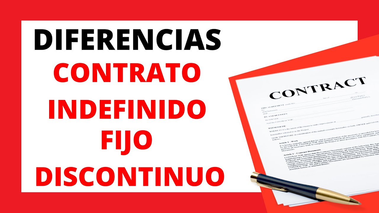 Diferencias entre un contrato indefinido y uno fijo discontinuo