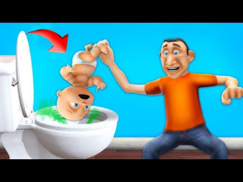 "😂 BOILING WATER SHOCKER! Babies Flood the House Milk Survive the'Who is Your Daddy?'EPIC Reaction!"