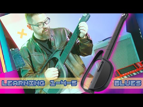 So spielen Sie Blues auf der LiberLive C1 Stringless Backing Track-Gitarre