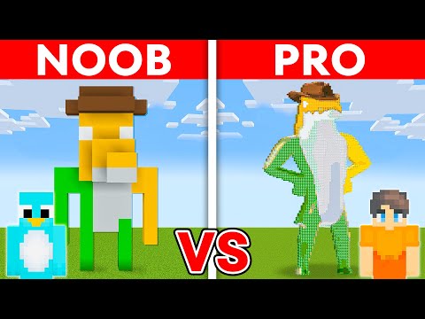 NOOB vs PRO: Amazing Digital Circus EPISODE 2 Build Challenge in Minecraft!