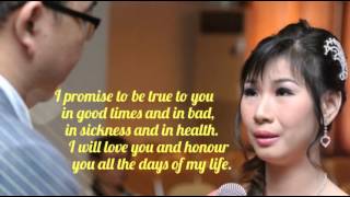 To love you for a thousand year , 13th wonderful wedding celebration, Agus & Lina