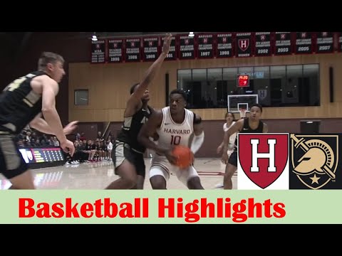 Army vs Harvard Basketball Game Highlights 12 8 2023