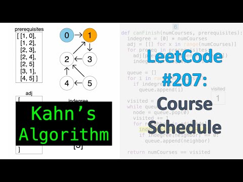 LeetCode #207: Course Schedule | Topological Sort