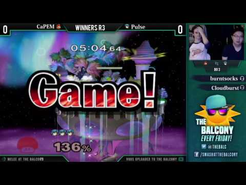 Melee @ the Balcony 79 - Winners R3 ft. Pulse (Marth) VS CaPEM (Doctor Mario)