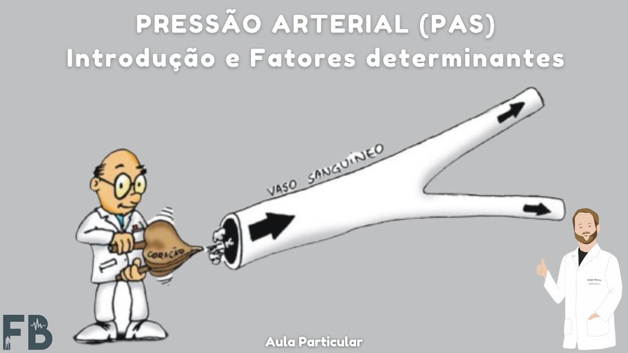 Pressão Arterial - Introdução e fatores determinantes da PAS | Prof. Felipe Barros