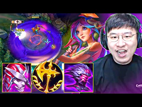 CARRYING NA LCS PRO IN KOREA SOLO Q - Rush Lilia Gameplay