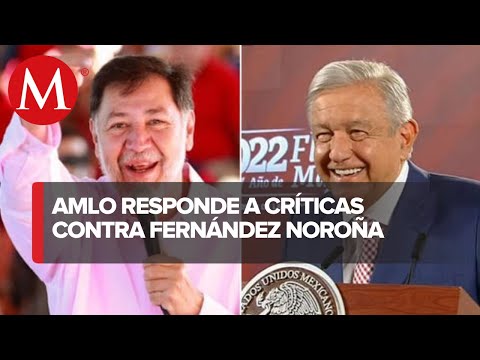 “Não debe usar zapatos, sino huaraches”: AMLO responde a críticas contra Noroña