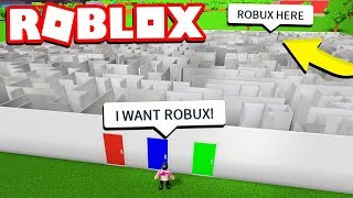 BEAT THIS BLOXBURG MAZE AND YOU WIN 10,000 ROBUX!! (Roblox)